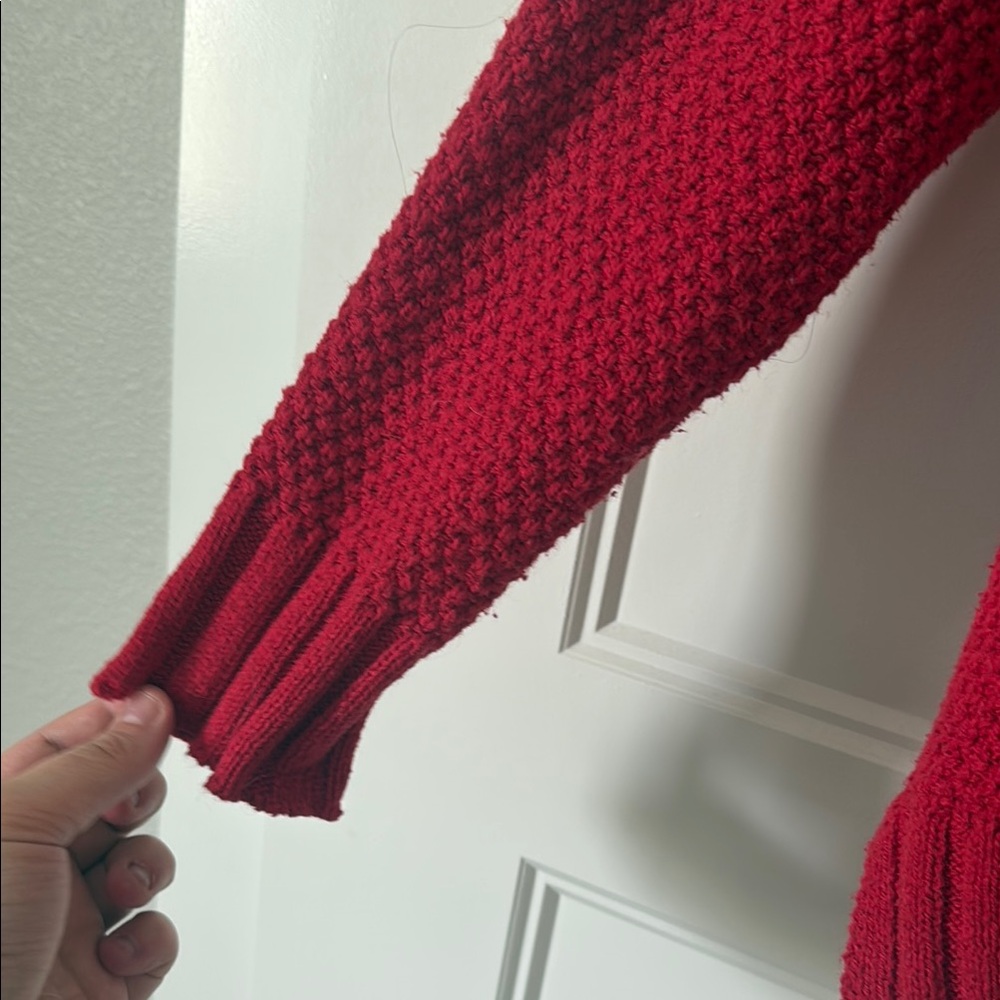 Patagonia Off Country Cozy Red Turtleneck Sweater - Picture 5 of 9